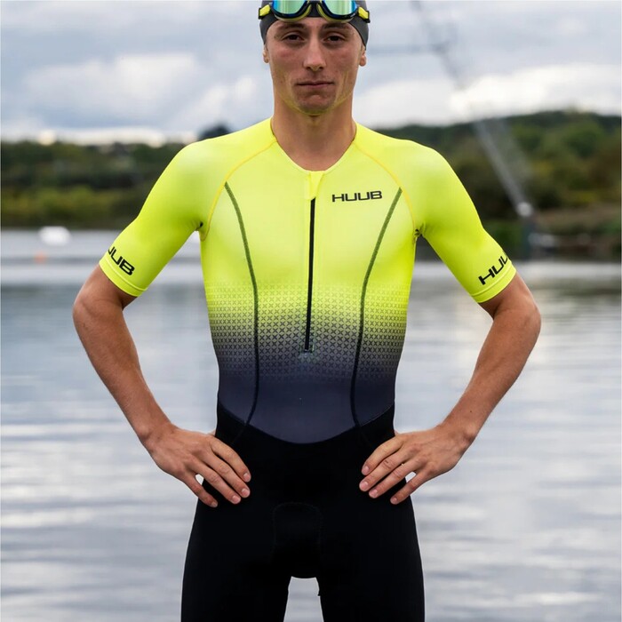 Huub Hombres 2024 Commit Traje Largo COMLCSFY - Amarillo Fluorescente